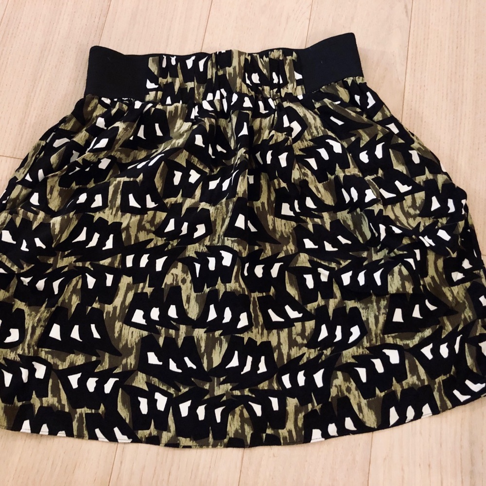 Scoop NYC Indigenous Pattern Mini Skirt